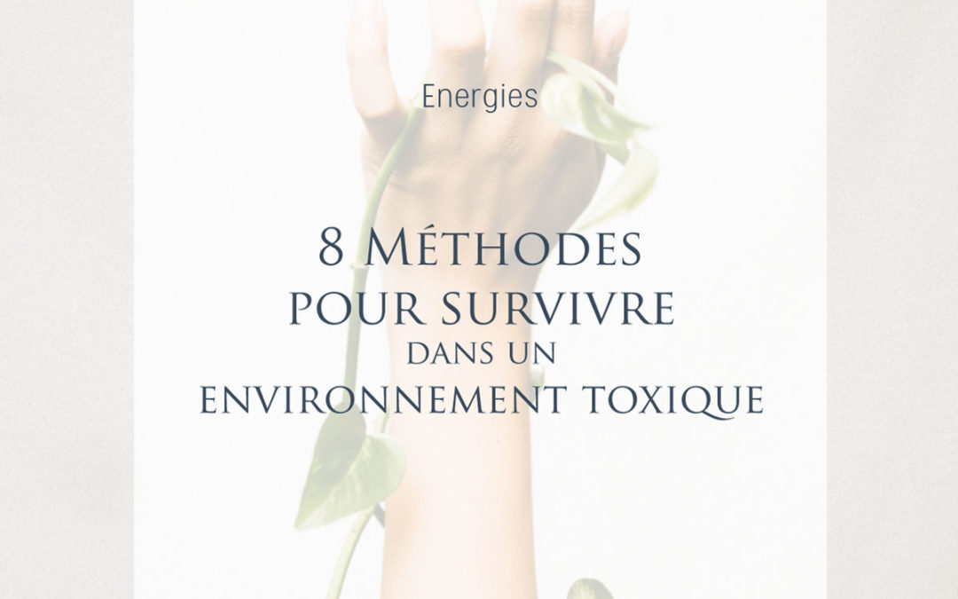8 Méthodes pour survivre dans un environnement toxique