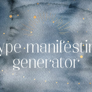 type manifesting generator human design
