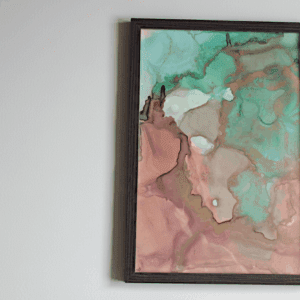 peinture encre alcool